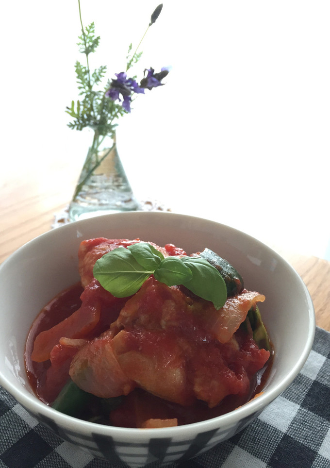 トマト缶を使って 鶏肉のトマト煮-レシピのメイン写真