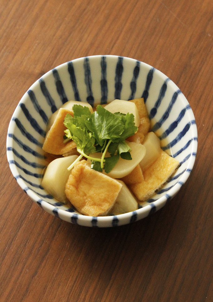 かぶと油揚げの煮物-レシピのメイン写真