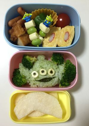 リトルグリーンメンのキャラ弁-レシピのメイン写真