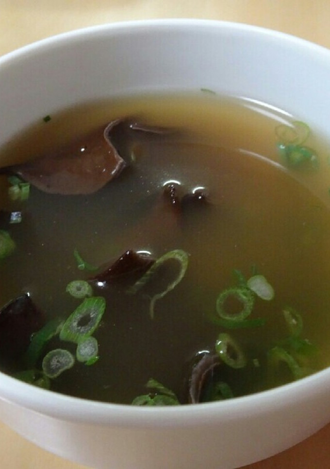 きくらげの中華スープ-レシピのメイン写真