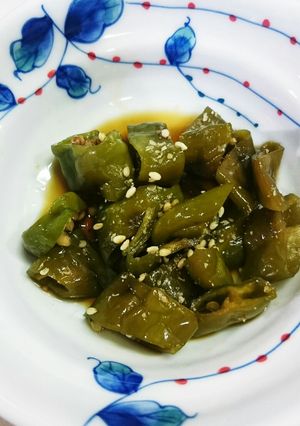 万願寺唐辛子の醤油漬け チャンアチ-レシピのメイン写真