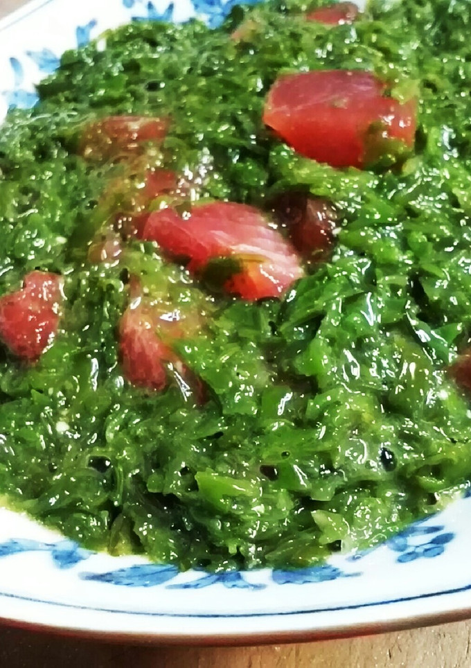 マグロとめかぶの和え物　簡単！時短！-レシピのメイン写真
