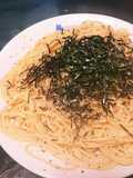 明太子のクリームパスタ