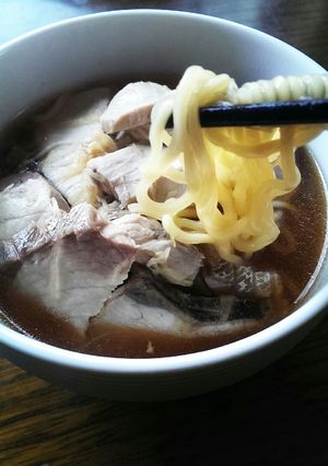 はまちの刺身の残り物で♪はまちラーメン-レシピのメイン写真