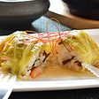 お残りスープで “ロールキャベツご飯”