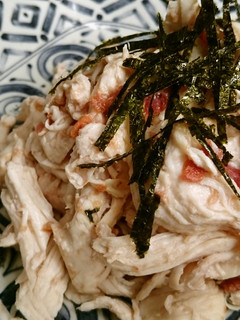 鳥胸肉の梅干しあえ-レシピのメイン写真