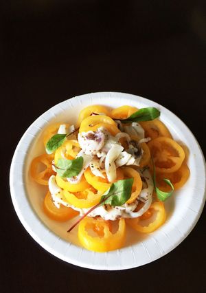 盛り付け簡単！トマトとイカのマリネ-レシピのメイン写真