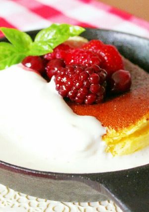 ✾ふわふわスフレパンケーキ✾-レシピのメイン写真