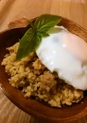 あらびき高野豆腐deタイガパオ風卯の花-レシピのメイン写真