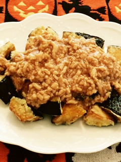 カボチャのとろーり肉あんかけ-レシピのメイン写真