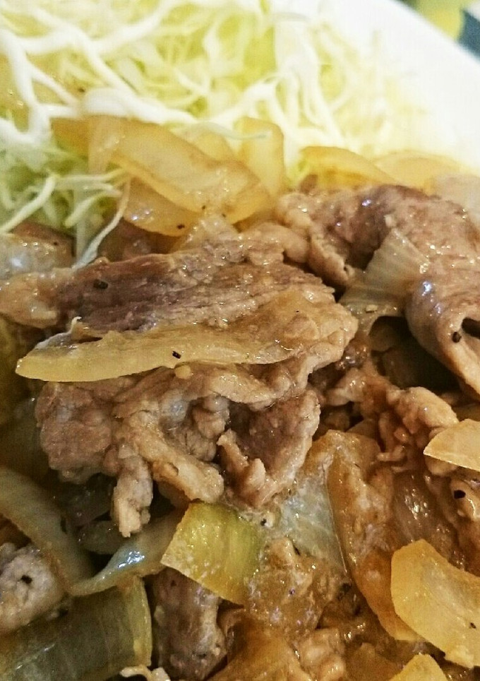 玉ねぎシャキシャキ！豚しょうが焼き-レシピのメイン写真