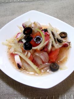 タコとトマトのマリネ-レシピのメイン写真