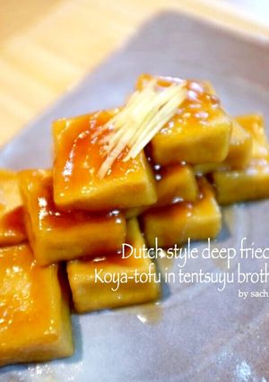 高野豆腐のオランダ煮-レシピのメイン写真