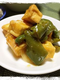 残り野菜で簡単ヘルシー☆厚揚げの酢豚風-レシピのメイン写真