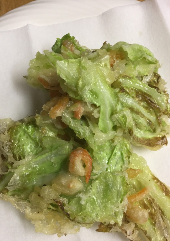 キャベツと干しエビのかき揚げ-レシピのメイン写真