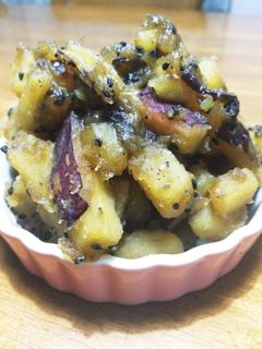 ほっこり!粉ふきさつま芋の甘辛煮-レシピのメイン写真