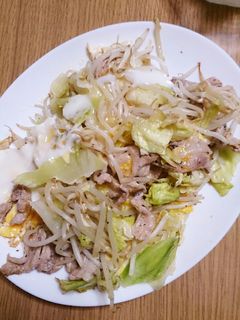 簡単!野菜炒めの卵とじ(*^^*)-レシピのメイン写真