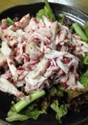 鶏胸肉の梅肉和え-レシピのメイン写真