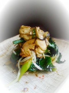 簡単おつまみ♪牡蠣と野菜の炒め物~-レシピのメイン写真