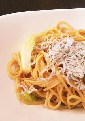 鍋だけ☆簡単☆キャベツとシラスのパスタ-レシピのメイン写真