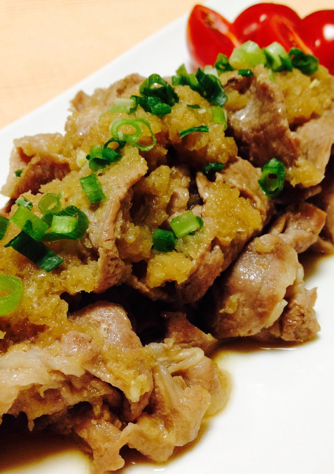 材料３つ‼︎ 豚薄切り肉のみぞれ焼き-レシピのメイン写真