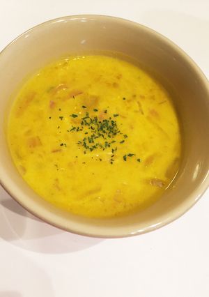 簡単!かぼちゃのスープ田舎風-レシピのメイン写真