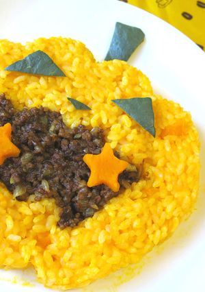 【ハロウィン】カボチャのドライカレー♪-レシピのメイン写真
