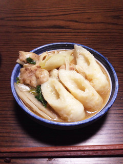天然 舞茸 と きりたんぽ 味噌仕立て-レシピのメイン写真