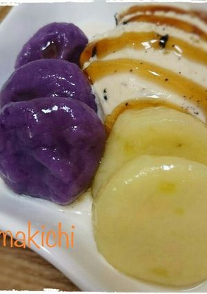 簡単②色団子~さつまいもデザート~-レシピのメイン写真