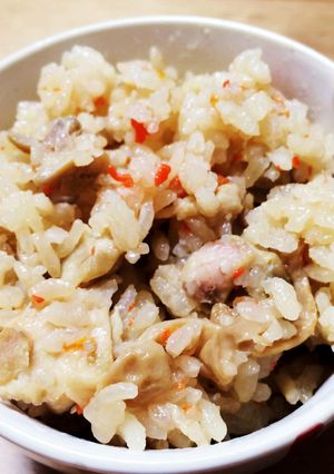 簡単！白だしで炊き込みご飯！-レシピのメイン写真