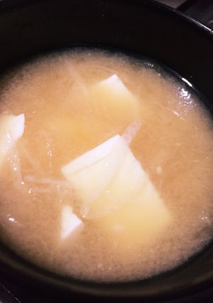 大根とお豆腐のお味噌汁。-レシピのメイン写真