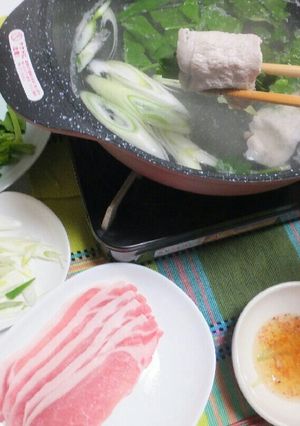☆ほうれん草と豚肉のしゃぶしゃぶ☆-レシピのメイン写真