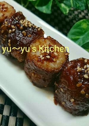 かんたんに美味しく作ろぅ♬肉巻棒～♡-レシピのメイン写真