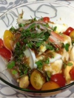 豆腐のサラダ-レシピのメイン写真