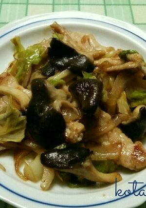 ❇きのこ❇が美味しい肉野菜炒め☺-レシピのメイン写真
