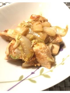 簡単♥鶏肉の白菜炒め-レシピのメイン写真