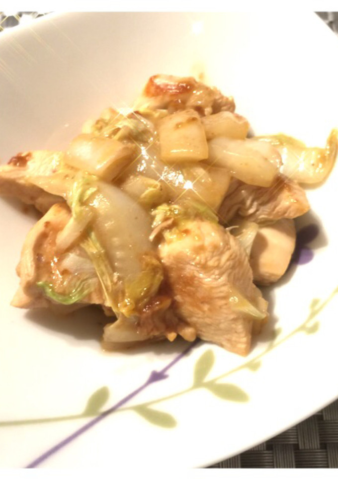 簡単♥鶏肉の白菜炒め-レシピのメイン写真