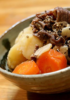 ビールで作る肉じゃが-レシピのメイン写真