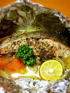 秋サーモンのホイル焼き♪-レシピのメイン写真