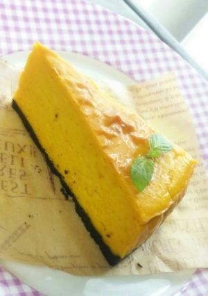 とろける濃厚なパンプキンチーズケーキ-レシピのメイン写真