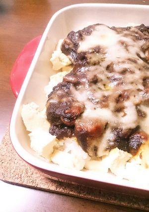 残ったカレーで高野豆腐のかさましドリア-レシピのメイン写真