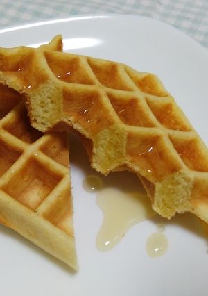 ＊粉豆腐入り＊簡単ワッフル-レシピのメイン写真