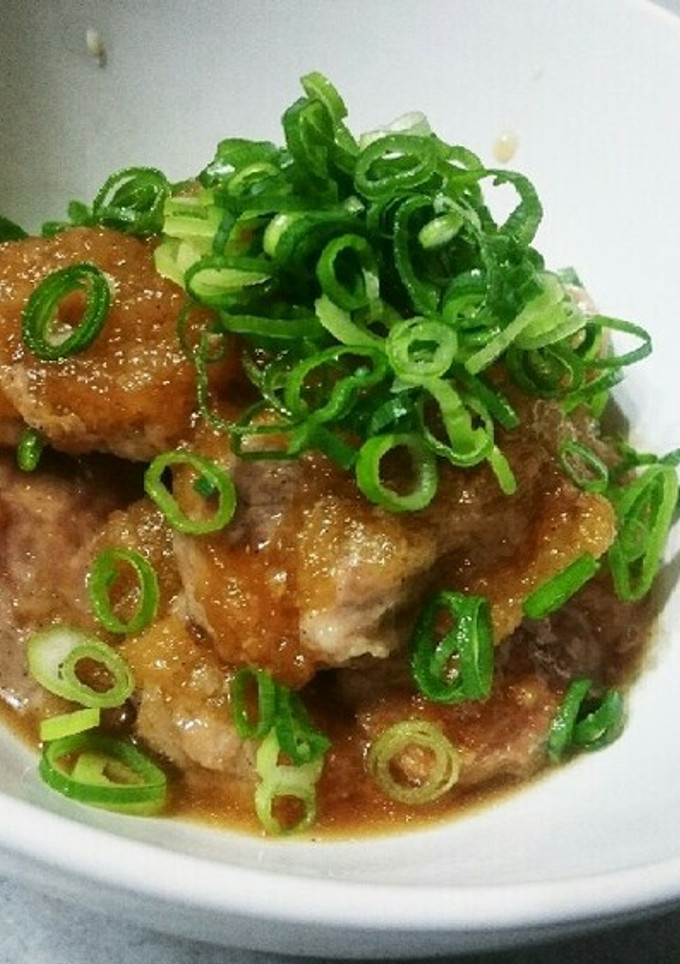 あっさりやわらか☆豚ヒレ肉のみぞれ煮-レシピのメイン写真