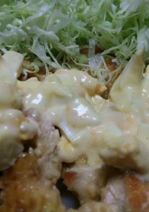 簡単！鶏むね肉で揚げないチキン南蛮もどき-レシピのメイン写真