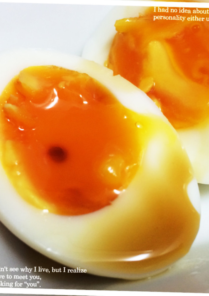 納豆のタレが余ったら！味玉風ゆで卵-レシピのメイン写真