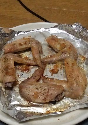 鶏手羽先のガーリックグリル-レシピのメイン写真
