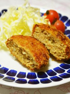 高野豆腐でジューシーメンチカツ-レシピのメイン写真