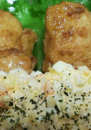 鶏むねで揚げない鶏南蛮っぽいタルタルかけ-レシピのメイン写真