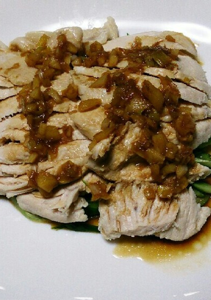 簡単♪鳥むね肉の棒々鶏風-レシピのメイン写真