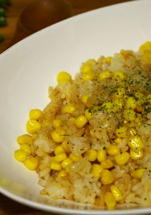 一人御飯に☆焼きとうもろこし炒飯♪-レシピのメイン写真